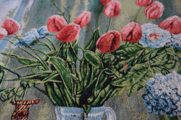 Gobelin na ścianę: kwiaty - tulipany