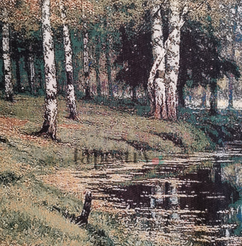 Tkanina gobelinowa do obicia las brzozowy Tkanina gobelinowa do obicia las brzozowy