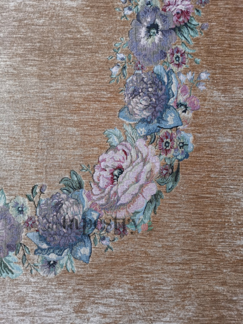 Karmelowy obrus gobelinowy 160x260 cm Karmelowy obrus gobelinowy 160x260 cm