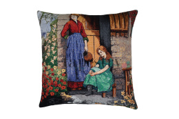 Poszewka scenka wiejska 43x43 cm