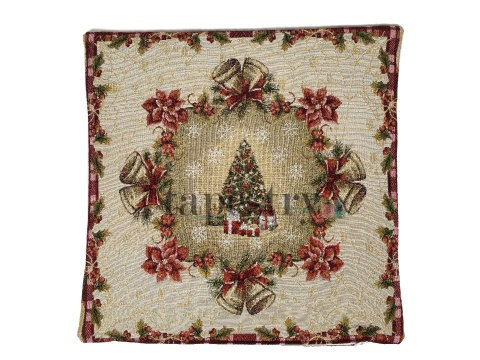 Poszewka gobelinowa: choinka 45x45 cm